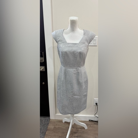 ANTONIO MELANI Gray Midi Dress Size 6 Semi Formal Business Casual Professional - Picture 1 of 8
